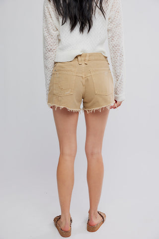 NOW OR NEVER DENIM SHORT (Oat Latte) ONLINE EXCLUSIVE