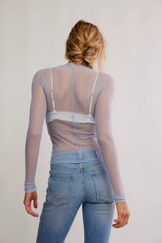 MINDING MY BUSINESS TOP (Cashmere Blue)