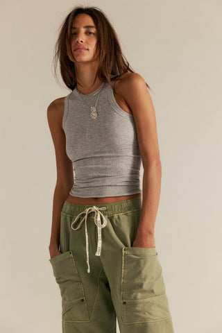 SO SOFT SEAMLESS MODAL TANK (Heather Grey)