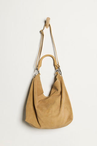 SUZIE SUEDE SLOUCH TOTE (HARVEST GOLD)