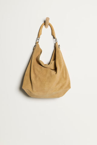 SUZIE SUEDE SLOUCH TOTE (HARVEST GOLD)