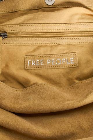 SUZIE SUEDE SLOUCH TOTE (HARVEST GOLD)