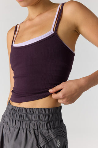 ALL CLEAR COASTLINE CAMI (Mars w/ Cool Lilac)