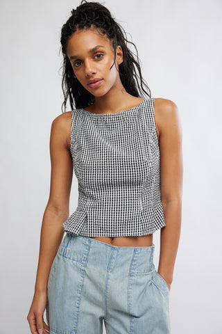 Sunfaded Top (Black and White Combo)