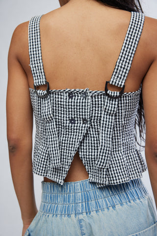 Sunfaded Top (Black and White Combo)