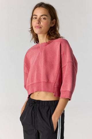 SHO SLEEVE INTERCEPT PULLOVER (Candy Apple)