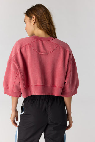 SHO SLEEVE INTERCEPT PULLOVER (Candy Apple)