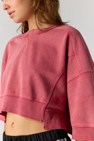 SHO SLEEVE INTERCEPT PULLOVER (Candy Apple)