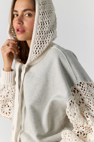 LACED IN HOODIE (Grey)