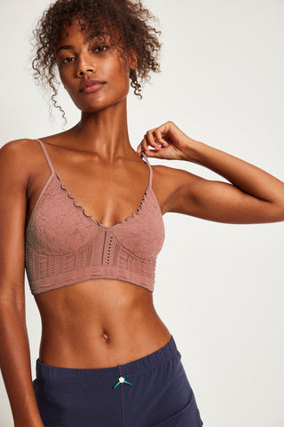 HEIRLOOM SEAMLESS BRALETTE (Cedar Wood)