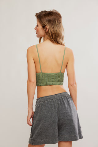 HEIRLOOM SEAMLESS BRALETTE (Forest Run)