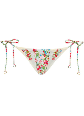 Love In Bloom Shining Low Rise Tie Side Bikini Bottom