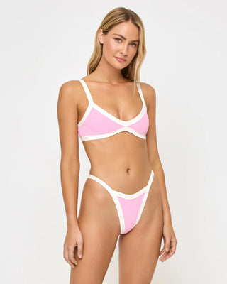 Mackenzie Bikini Bottom (PinkSugar/Cream)