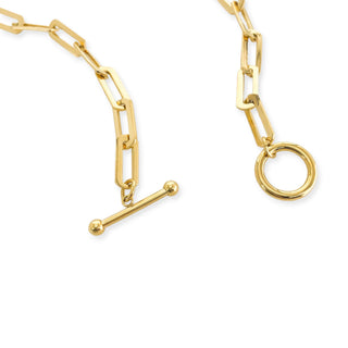 Toggle Paperclip Necklace