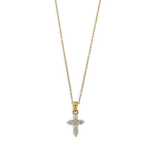 CZ Cross Necklace
