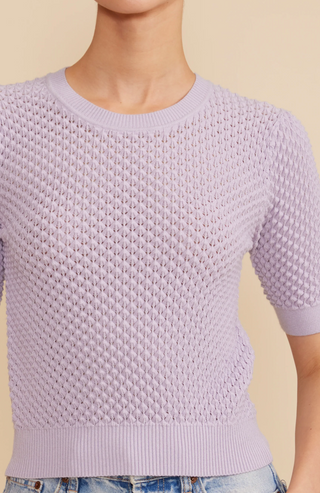 Elise Knit Top (Lavender)