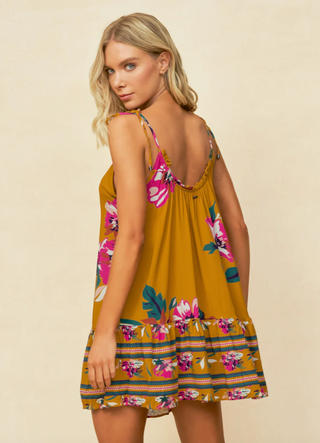 Romantic Buttercup Magnolia Dress (Yellow)