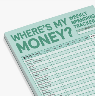 Weekly Money Tracker Pad