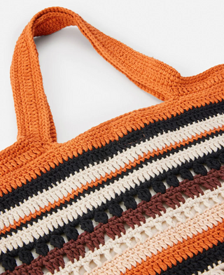 Ellis Crochet 37L Tote Bag (Cinnamon)