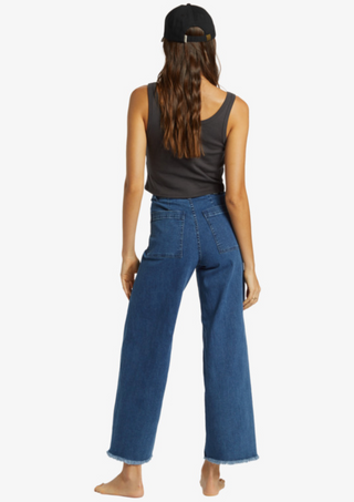 Free Fall Wide-Leg Jeans (BREW)