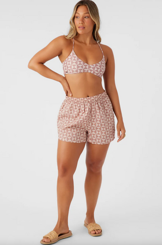 PAM AMOR GEO BEACH SHORTS (RDT)