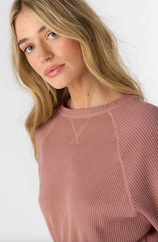 TOUR WAFFLE KNIT SLOUCHY TOP (BRL)