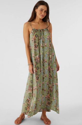 DANYKA WILLIAM PRINT MAXI DRESS (OGN)