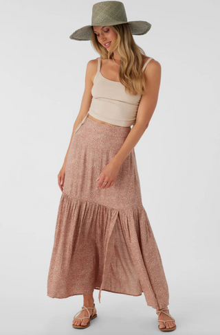 TINSLIE LORDES ANIMAL MAXI SKIRT (BRL)