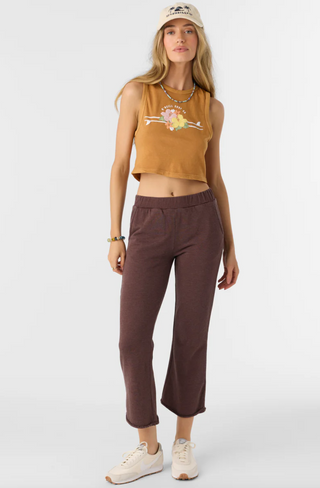 KARMA FRENCH TERRY CROPPED LOUNGE PANTS (CHO)