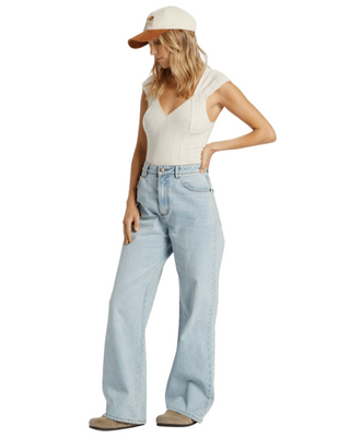 Aaliyah Baggy Denim Pant (BZRW)