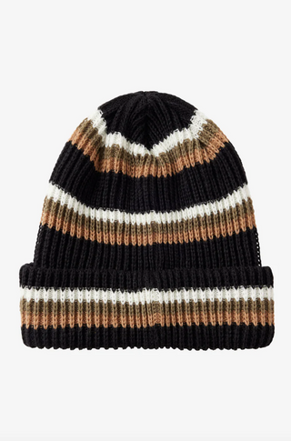 Market Stripe Beanie (BLK)