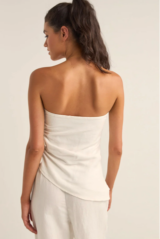 frankie strapless top (white)