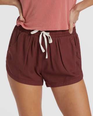 Road Trippin Elastic Waist Shorts (RSL0)