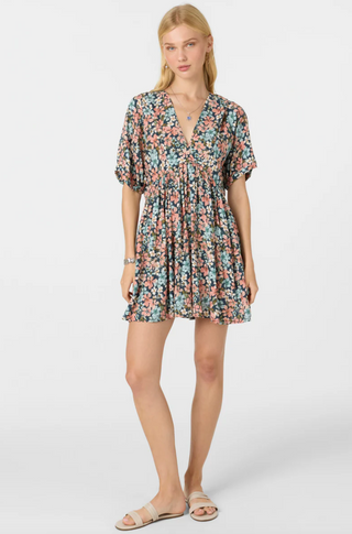 ROSEMARY TERRECE FLORAL SHORT DRESS (SLT)