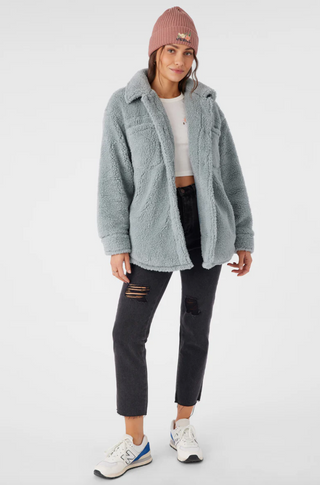 HEATH HIGH PILE OVERSIZED FLEECE JACKET (SLB) ONLINE EXCLUSIVE