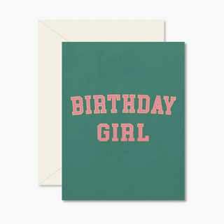 Birthday Girl University Greeting Card