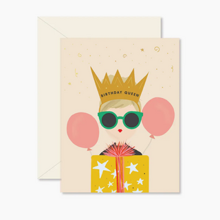 Birthday Queen Greeting Card