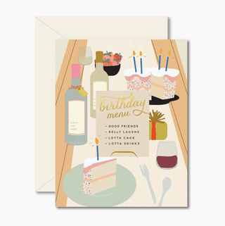 Birthday Tablescape Greeting Card