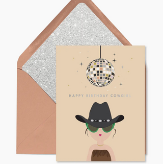 Cowgirl Birthday Greeting Card