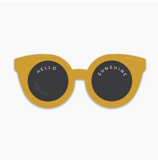 Hello Sunshine Sunglasses Vinyl Sticker