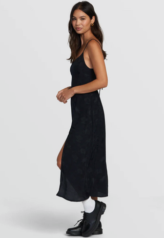 Invisible Man Midi Dress (black)