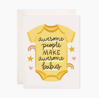 Awesome Babies Greeting Card