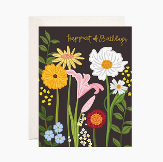 Wildflowers Birthday Greeting Card