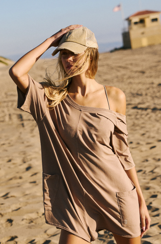 HOT SHOT TEE ROMPER CODDY (Mocha Latte)