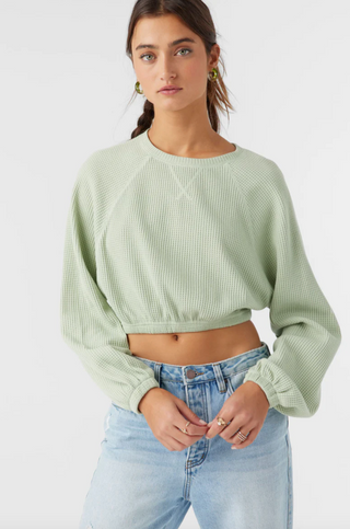 TOUR WAFFLE KNIT SLOUCHY TOP (DSG) ONLINE EXCLUSIVE