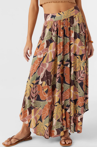 MARNIE SIREN ABSTRACT MAXI SKIRT (BLK) ONLINE EXCLUSIVE