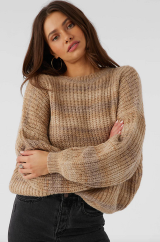 BAYOU OMBRE STRIPE SLOUCHY SWEATER (TBB) ONLINE EXCLUSIVE