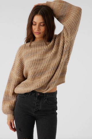 BAYOU OMBRE STRIPE SLOUCHY SWEATER (TBB) ONLINE EXCLUSIVE