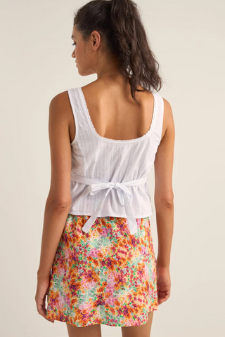 Brighton Button Front Top (White)