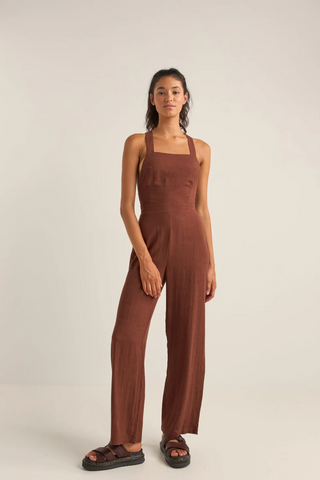 Cabana Jumpsuit (Chocolate)